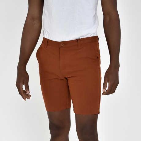 Twill Shorts // Burnt Orange (30)