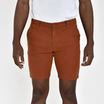 Twill Shorts // Burnt Orange (30)