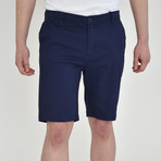 Twill Shorts // Navy (32)