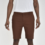 Twill Shorts // Brown (32)