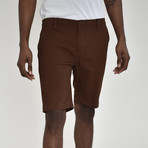 Twill Shorts // Brown (40)