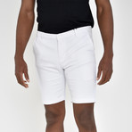 Twill Shorts // White (32)