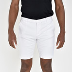 Twill Shorts // White (34)