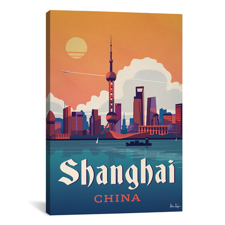 Shanghai (18"W x 26"H x 0.75"D)