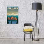 Vintage Portland (18"W x 26"H x 0.75"D)