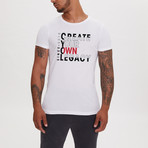 Create Your Own Legacy Printed T-Shirt // White (2XL)