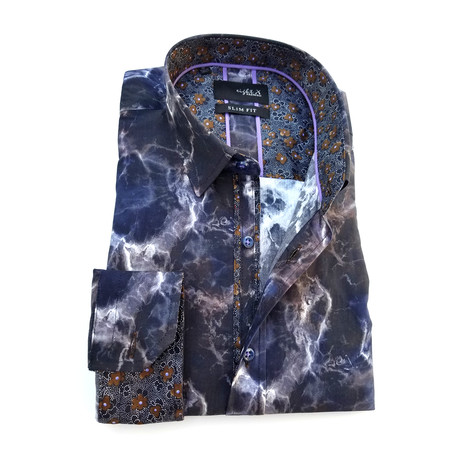 Anatoli Print Button-Up Shirt // Multicolor (S)