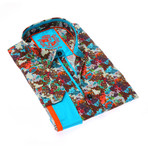 Niilo Print Button-Up Shirt // Multicolor (L)