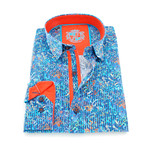Ambrus Print Button-Up Shirt // Multicolor (L)
