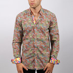 Jiri Print Button-Up Shirt // Multicolor (XL)