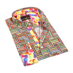 Jiri Print Button-Up Shirt // Multicolor (M)
