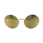 Women's CT0022S Sunglasses // Grey + Gold