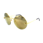 Women's CT0022S Sunglasses // Grey + Gold