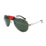 Cartier // Men's CT0034S Sunglasses // Green