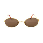 Women's T8100274 Sunglasses // Gold + Brown