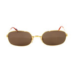 T8200206 Sunglasses // Gold + Brown