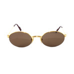 Cartier // Men's T8200306 Sunglasses // Gold + Brown
