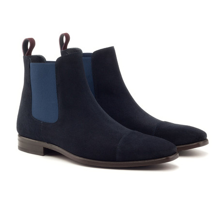 Uenighed pedal Nuværende Chelsea Boot Classic // Navy + Burgundy (UK: 5.5) - Manor of London - Touch  of Modern