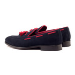Loafer Tassels // Navy + Red (UK: 8)