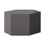 Centre 10 in. Occasional Table // Glossy Dark Gull Gray
