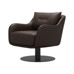 Platt Lounge Chair // Cacau Leather