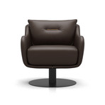 Platt Lounge Chair // Cacau Leather