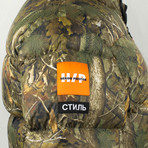 Heron Preston // Forest Rip Stop Puffer Jacket // Multi-Color (M)