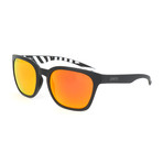 Unisex Founder Polarized Sunglasses // White + Black