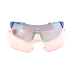 Unisex Pivlock Sunglasses // Matte Blue