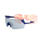 Unisex Pivlockare Sunglasses // Matte Blue