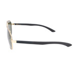 Men's Salute Polarized Sunglasses // Gold