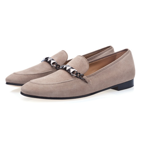Selman Suede Loafers // Taupe (Euro: 39)