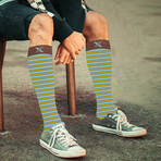 Midnight Knee-High Compression Socks // 3-Pairs (Small / Medium)
