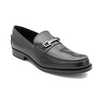 Leather Penny Loafer Shoes // Black (US: 10.5)