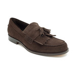 Suede Penny Loafer Shoes V1 // Brown (US: 8.5)