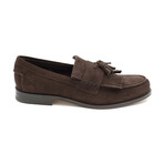 Suede Penny Loafer Shoes V1 // Brown (US: 6)