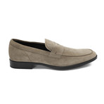 Men's Suede Penny Loafer Shoes // Beige (US: 11)