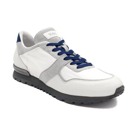 Leather Sneaker Shoes // White + Gray (US: 6)