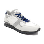 Leather Sneaker Shoes // White + Gray (US: 10.5)