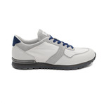 Leather Sneaker Shoes // White + Gray (US: 10.5)