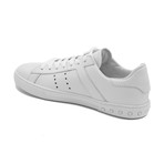 Men's Leather Low Top Sneaker Shoes // White (US: 10.5)