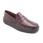 Tod's Men's Penny Loafer Shoes // Burgundy (US: 6.5)