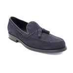 Suede Loafer Shoes // Navy Blue (US: 11.5)