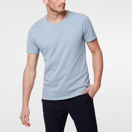 Pique T-Shirt // Ice Blue (XS)