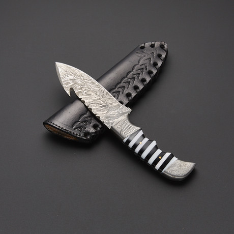 Damascus Gut Hook Knife // GH-S01