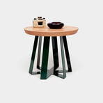 ARS 22 Table // Oak (Green Powder Coat)