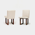 C2 W Chair // Linen Blend (Moss)