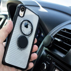 Crystal iPhone Case // Carbon Clear (iPhone 6/7/8)