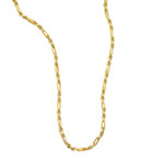 Solid 14K Yellow Gold Figaro Rope Necklace // 4.3mm (24" // 31g)