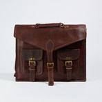 Large Messenger Bag // Chestnut Brown